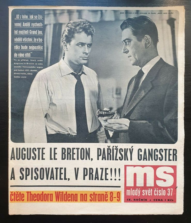 MLADY SVET magazine side cover Issue 37   1967