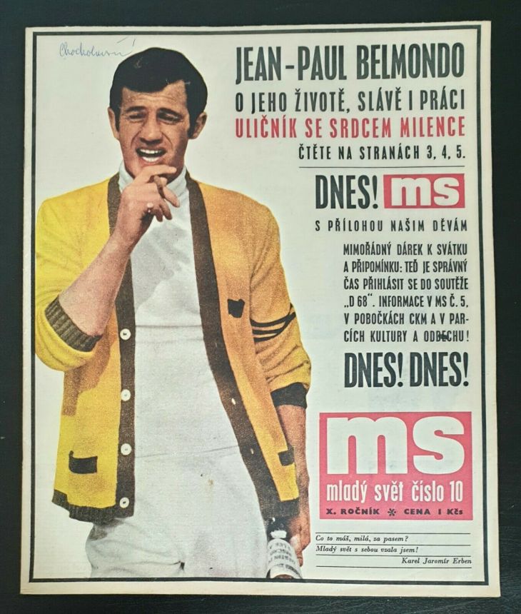 MLADY SVET magazine side cover Issue 10   1968