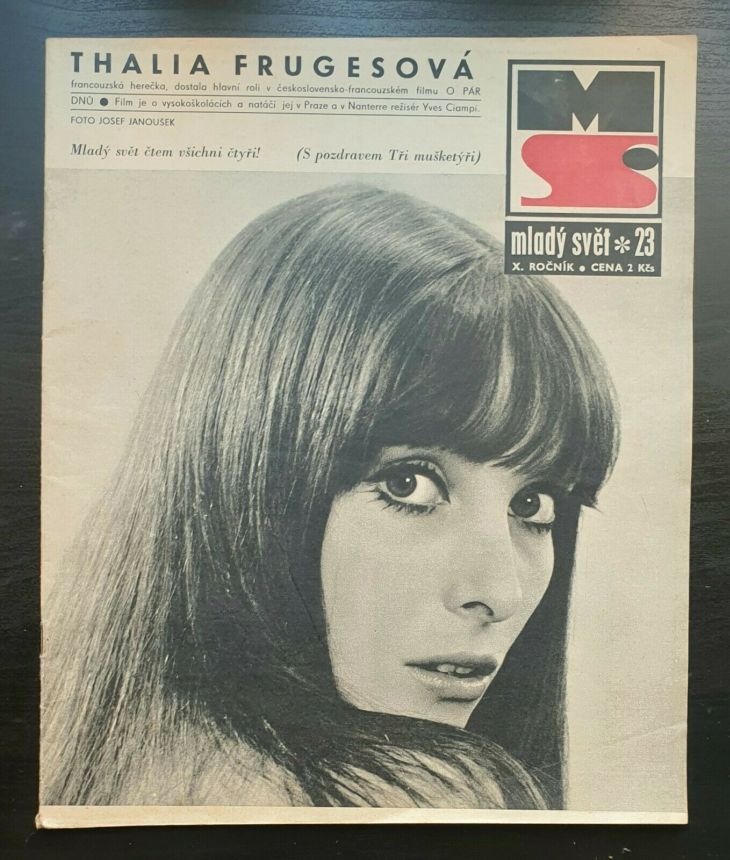 MLADY SVET magazine side cover Issue 23   1968