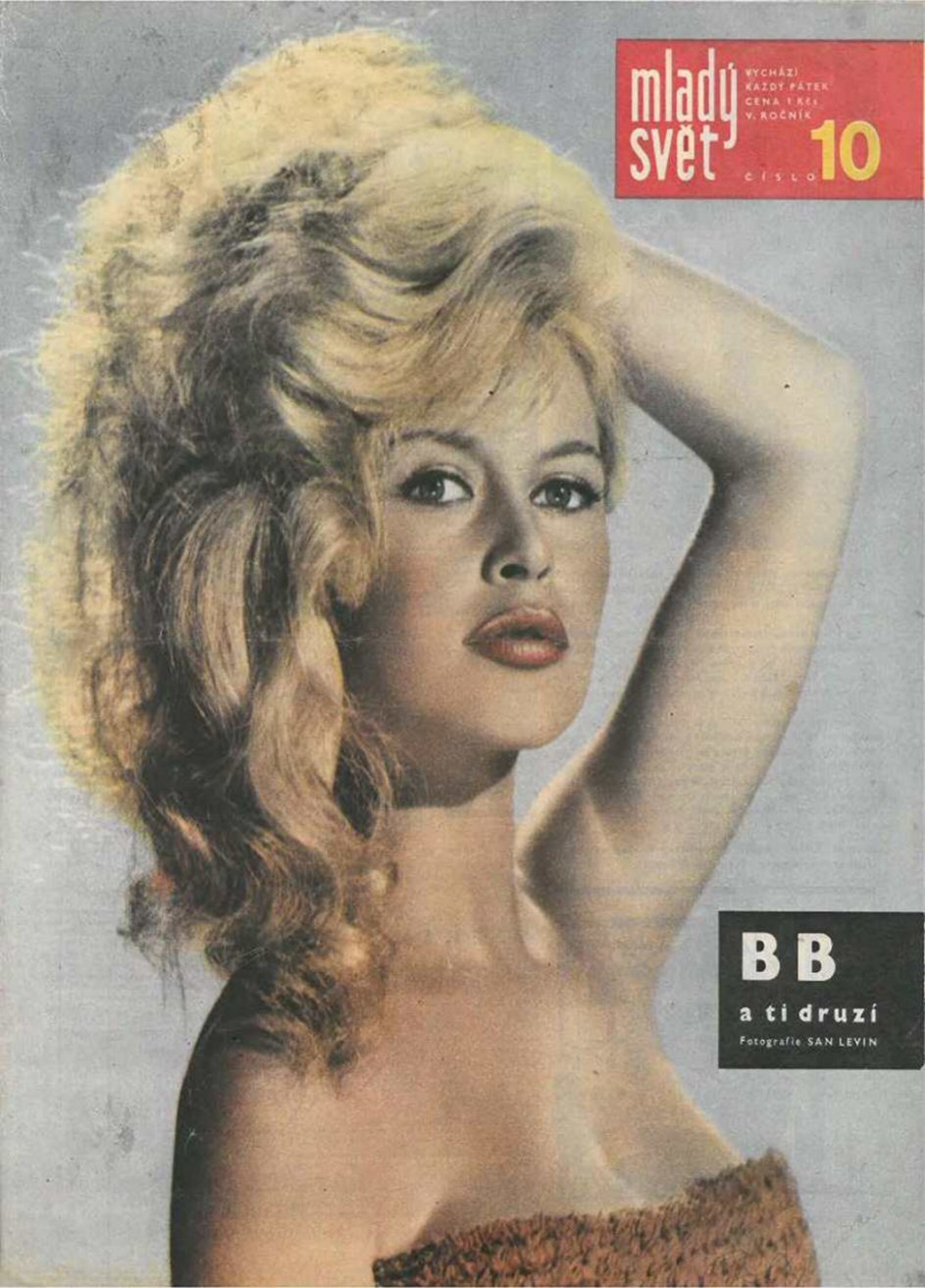 MLADY SVET magazine side cover Issue 10   1963