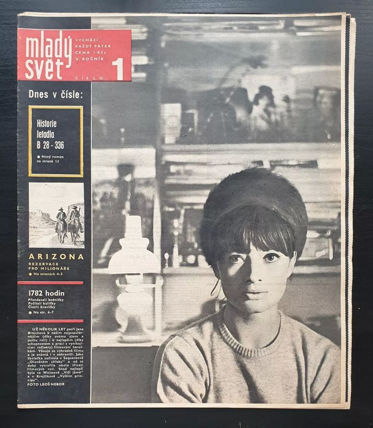MLADY SVET magazine side cover Issue 1   1964