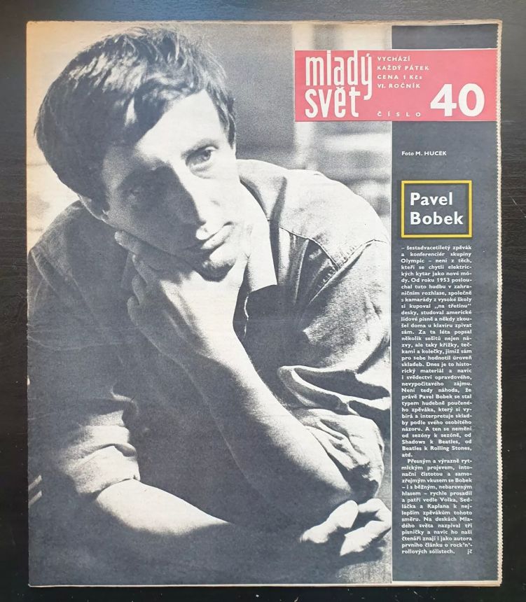 MLADY SVET magazine side cover Issue 40   1964