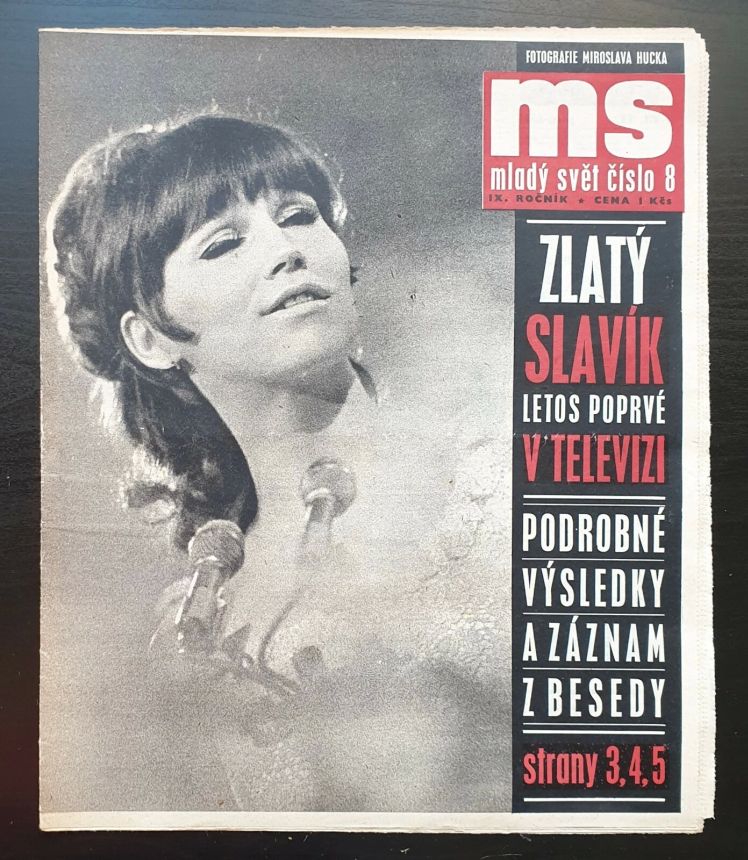 MLADY SVET magazine side cover Issue 8   1967