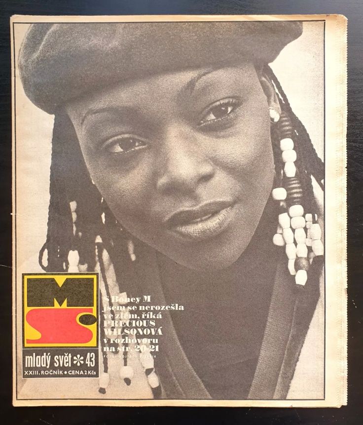 MLADY SVET magazine side cover Issue 43   1981
