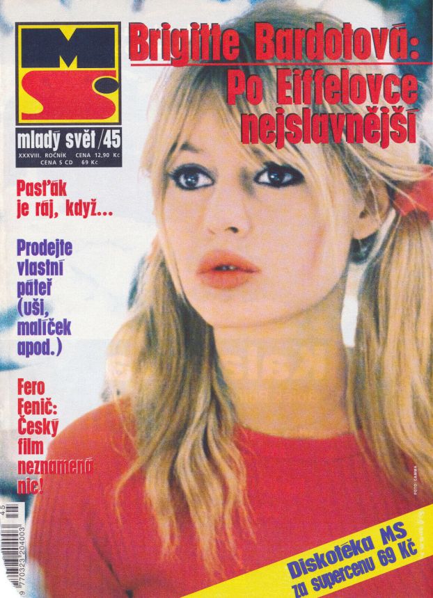 MLADY SVET magazine side cover Issue 45   1996