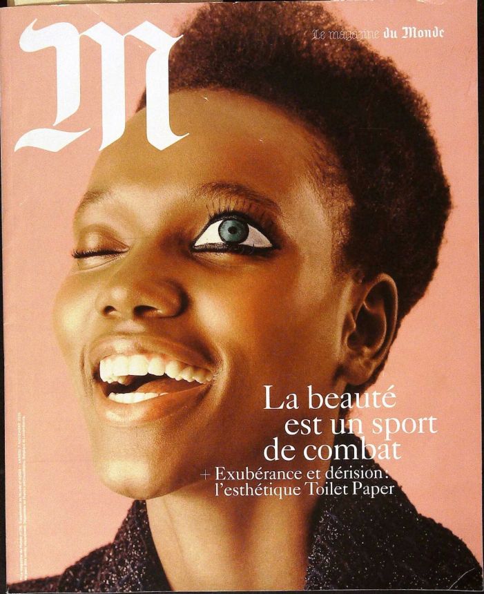 M LE MAGAZINE DU MONDE magazine side cover 7 September 2015