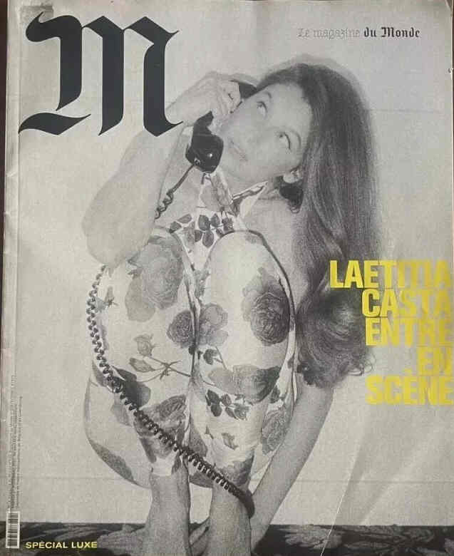 M LE MAGAZINE DU MONDE magazine side cover Issue 532  November 2021