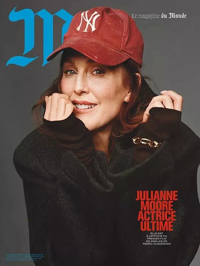 M LE MAGAZINE DU MONDE magazine side cover  December 2024