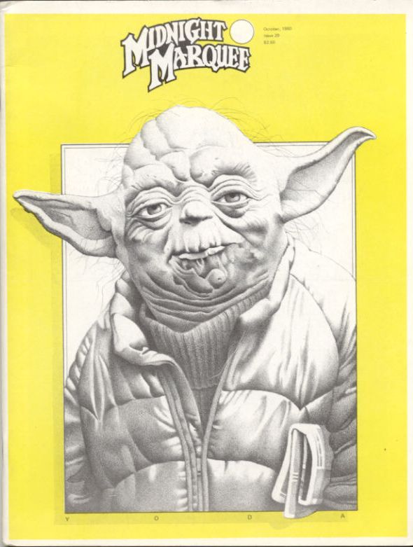 MIDNIGHT MARQUEE magazine side cover Issue 29 October 1980