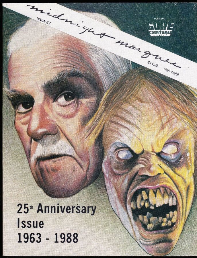 MIDNIGHT MARQUEE magazine side cover Issue 37 Fall 1988