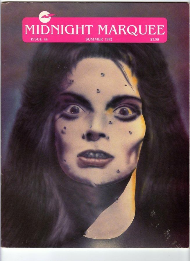 MIDNIGHT MARQUEE magazine side cover Issue 44 Summer 1992