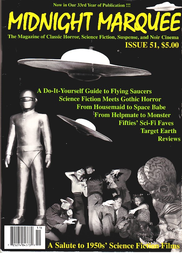MIDNIGHT MARQUEE magazine side cover Issue 51 Summer 1996