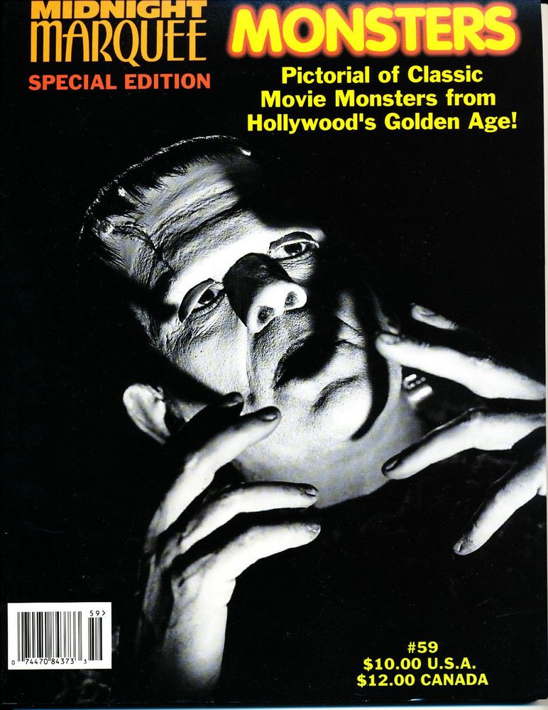 MIDNIGHT MARQUEE magazine side cover Issue 59  1999