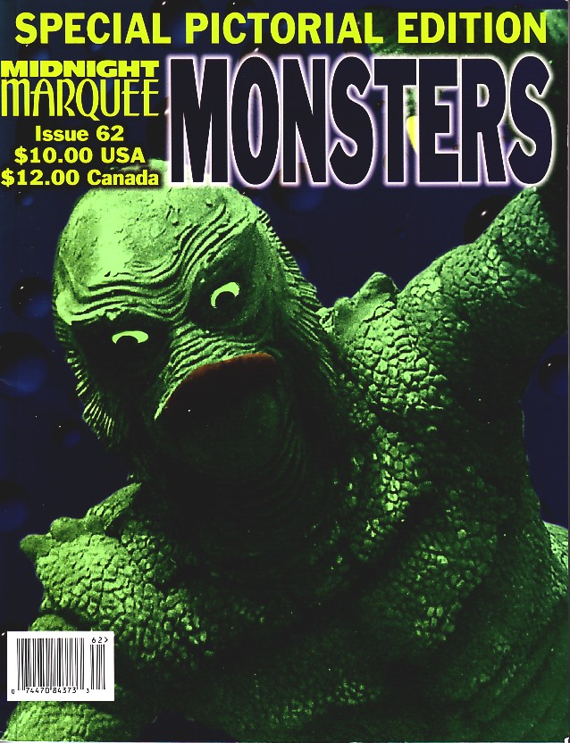 MIDNIGHT MARQUEE magazine side cover Issue 62  2000