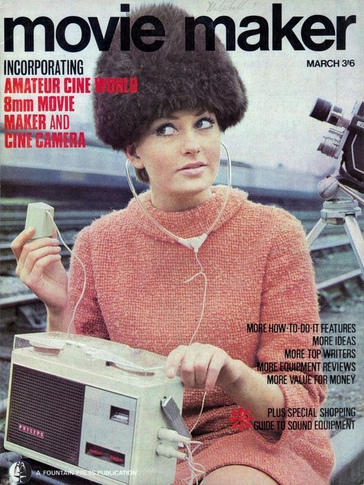 MOVIE MAKER (UK) magazine side cover Issue 1 March 1967