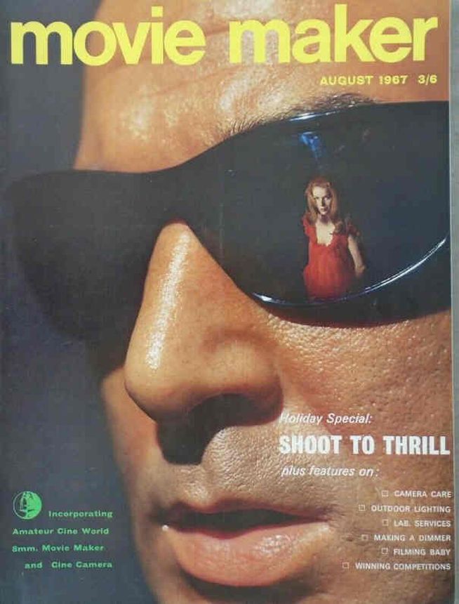 MOVIE MAKER (UK) magazine side cover August 1967