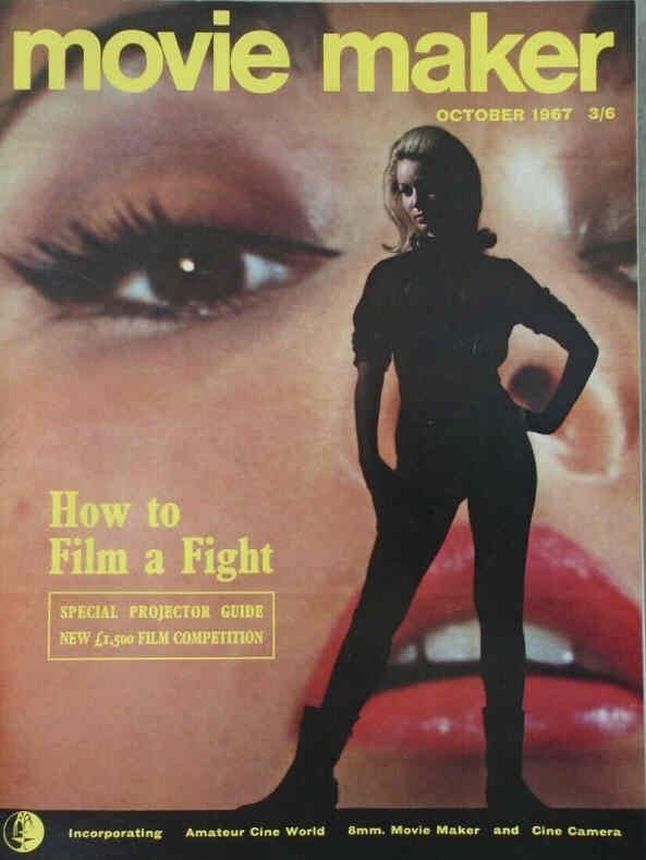 MOVIE MAKER (UK) magazine side cover Issue 8 October 1967