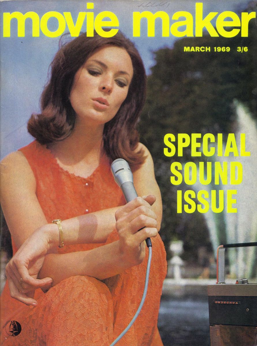 MOVIE MAKER (UK) magazine side cover March 1969