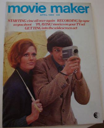 MOVIE MAKER (UK) magazine side cover April 1969
