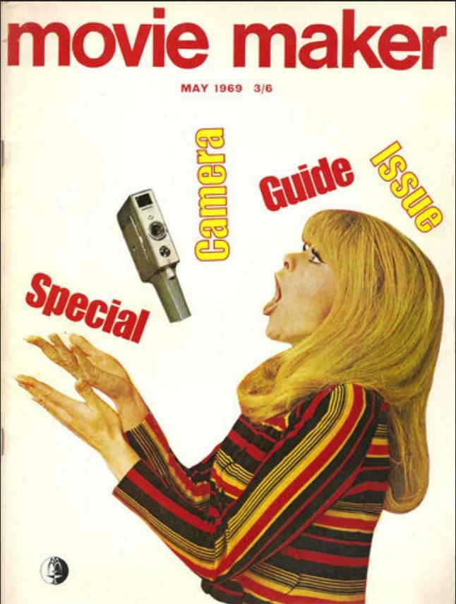 MOVIE MAKER (UK) magazine side cover  Vol 3 # 5 May 1969