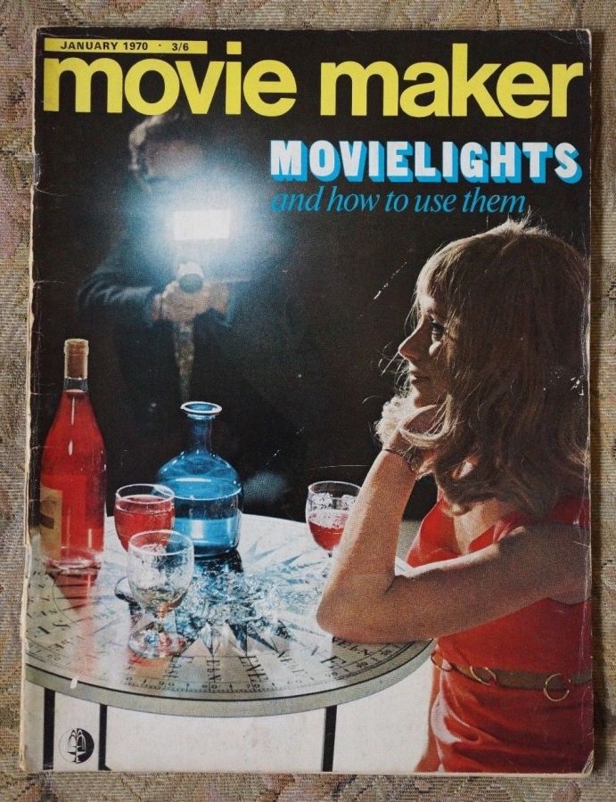 MOVIE MAKER (UK) magazine side cover January 1970