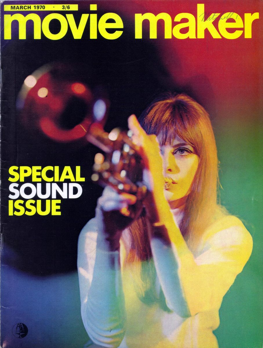 MOVIE MAKER (UK) magazine side cover March 1970