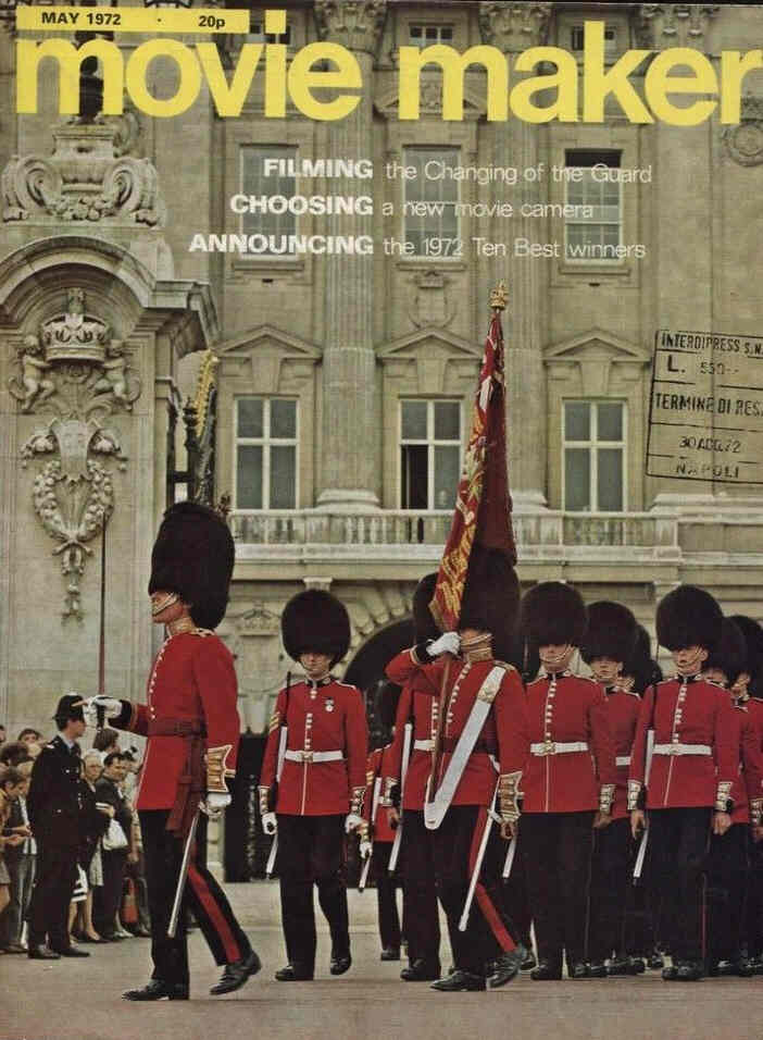 MOVIE MAKER (UK) magazine side cover May 1972