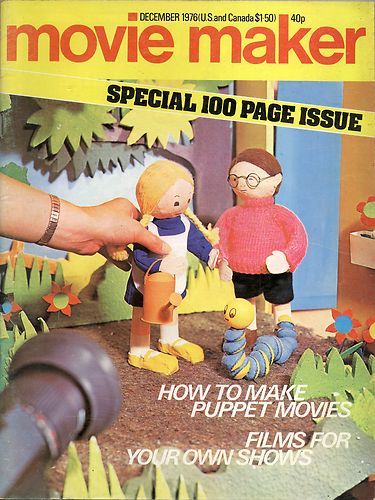 MOVIE MAKER (UK) magazine side cover December 1976