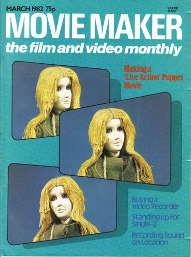 MOVIE MAKER (UK) magazine side cover March 1982