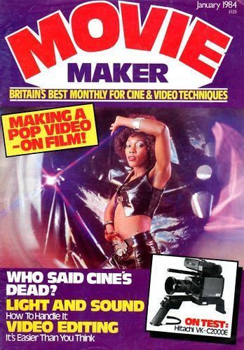 MOVIE MAKER (UK) magazine side cover January 1984