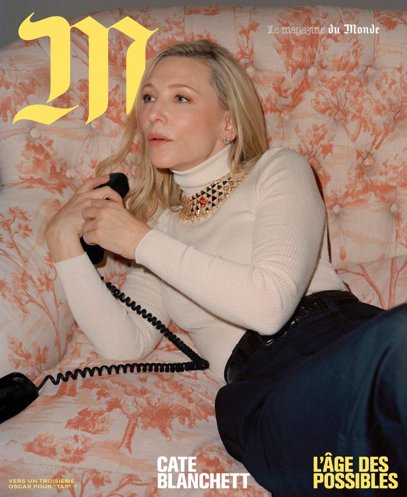 M LE MAGAZINE DU MONDE magazine side cover  January 2023