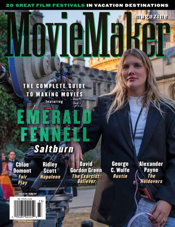 MOVIE MAKER magazine side cover Issue 149 Fall 2023
