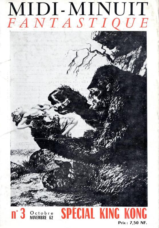 MIDI-MINUIT FANTASTIQUE magazine side cover Issue 3 October/November/December 1962