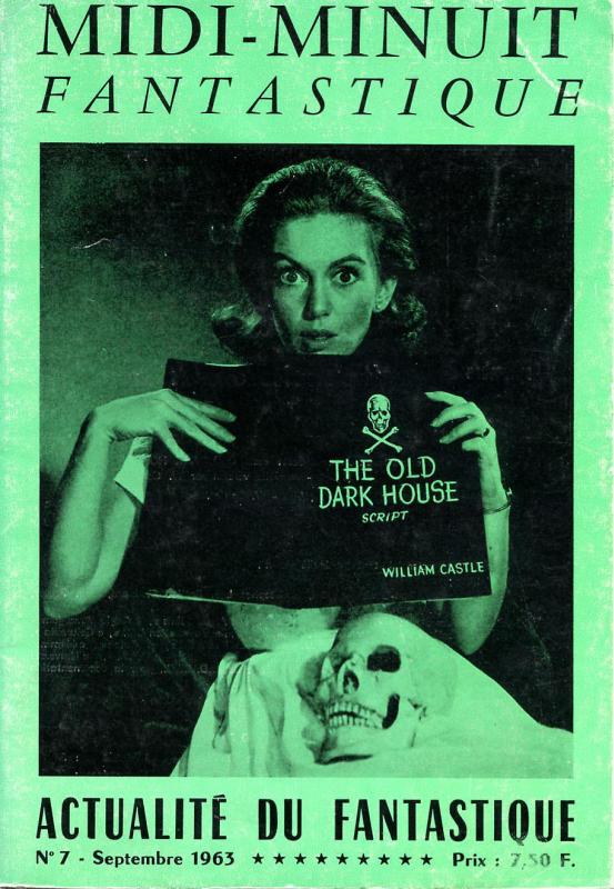 MIDI-MINUIT FANTASTIQUE magazine side cover Issue 7 September-December 1963