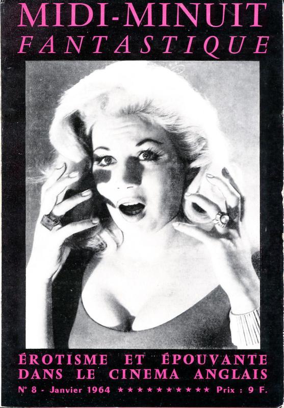 MIDI-MINUIT FANTASTIQUE magazine side cover Issue 8 January-June 1964