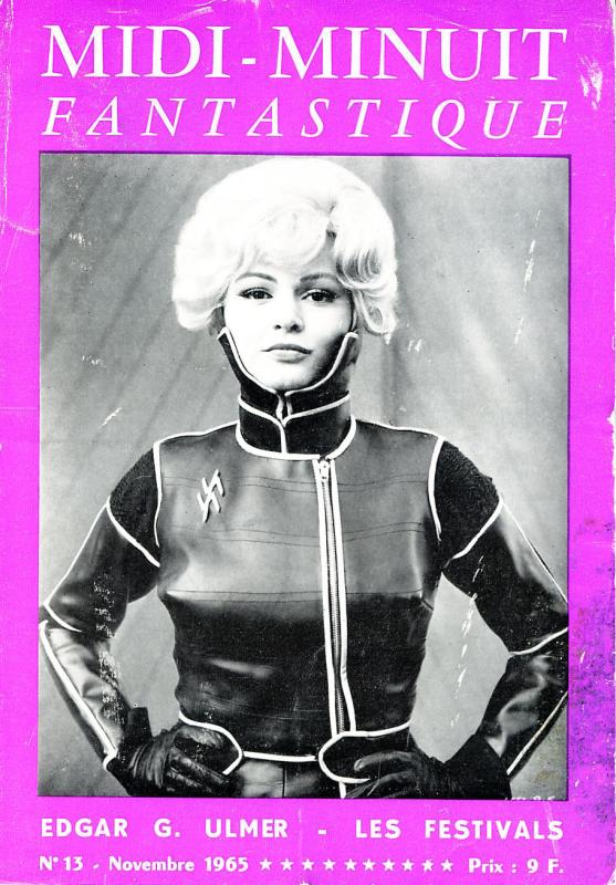MIDI-MINUIT FANTASTIQUE magazine side cover Issue 13 November 1965