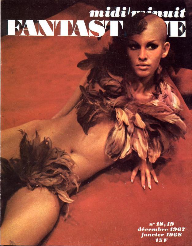 MIDI-MINUIT FANTASTIQUE magazine side cover Issue 18/19 December 1967