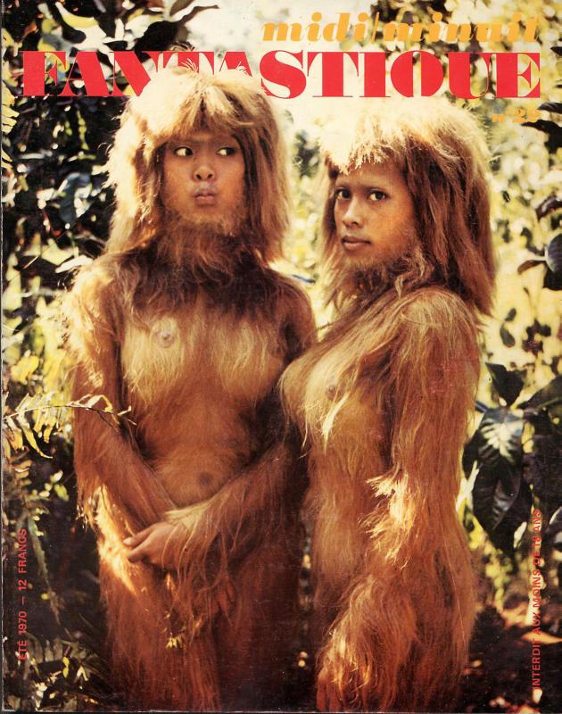 MIDI-MINUIT FANTASTIQUE magazine side cover Issue 22 June/July/August 1970