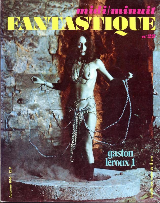 MIDI-MINUIT FANTASTIQUE magazine side cover Issue 23 September/October/November 1970