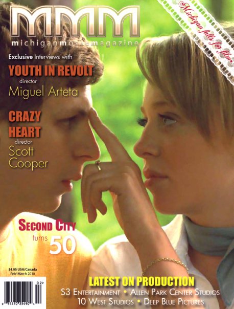 MICHIGAN MOVIE MAGAZINE magazine side cover Issue 4 February/March 2010