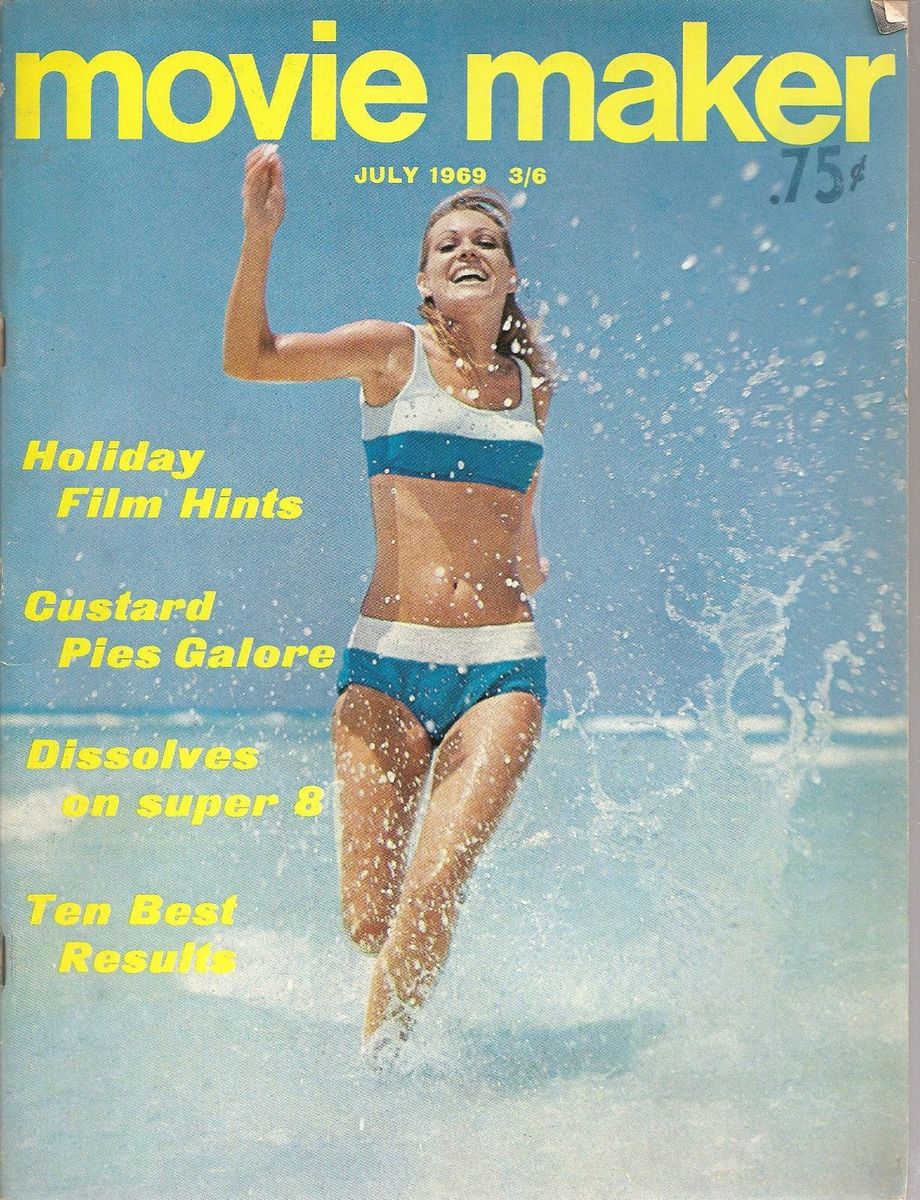 MOVIE MAKER (UK) magazine side cover July 1969