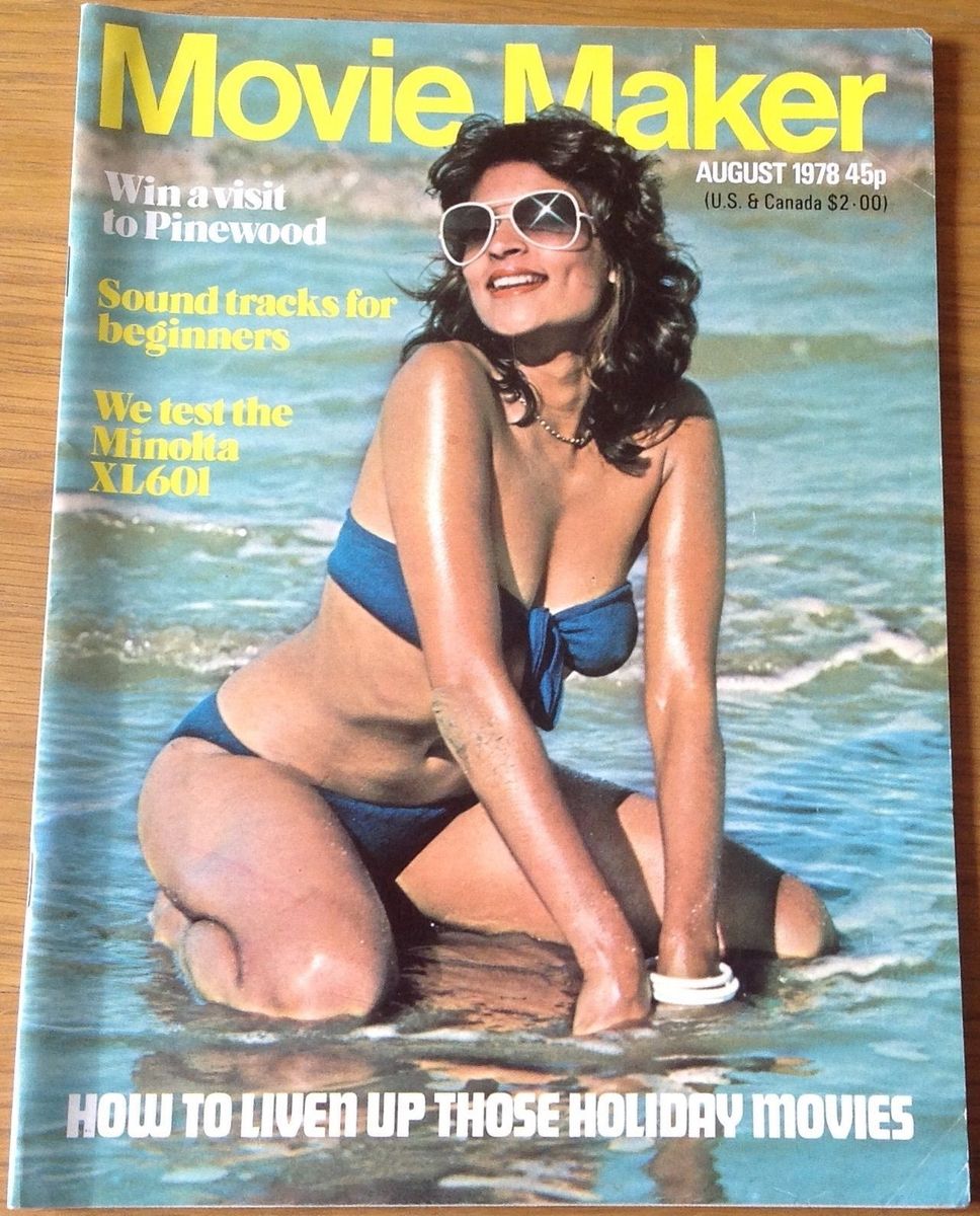 MOVIE MAKER (UK) magazine side cover August 1978