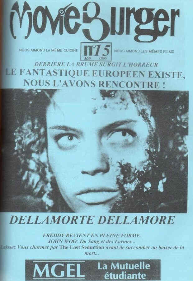 MOVIE BURGER magazine side cover Issue 15  May 1995