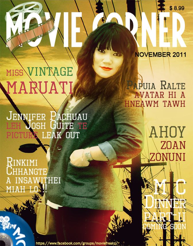 MOVIE CORNER magazine side cover  November 2011