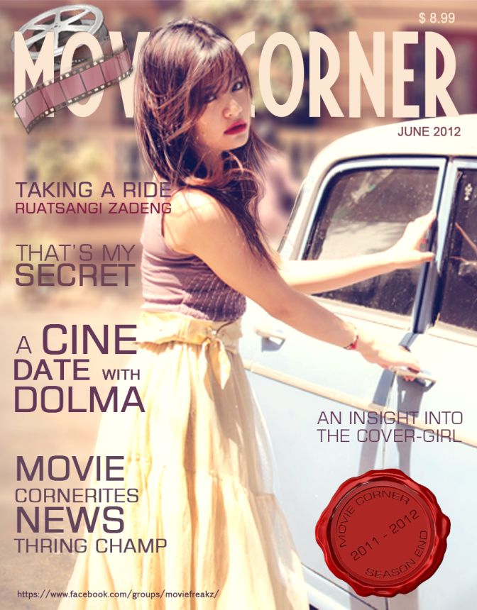 MOVIE CORNER magazine side cover  June 2012