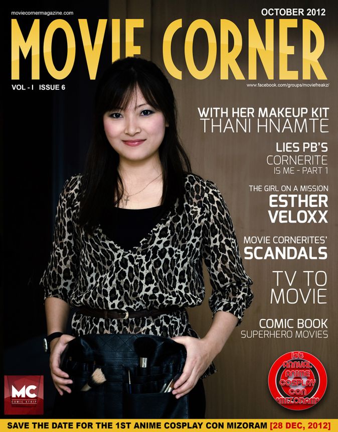 MOVIE CORNER magazine side cover  October 2012