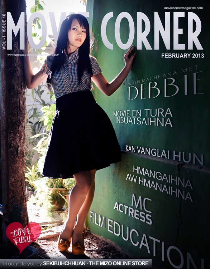 MOVIE CORNER magazine side cover  February 2013