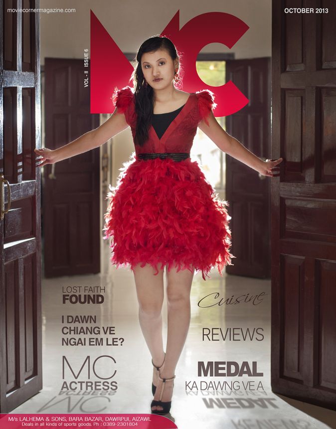 MOVIE CORNER magazine side cover  October 2013