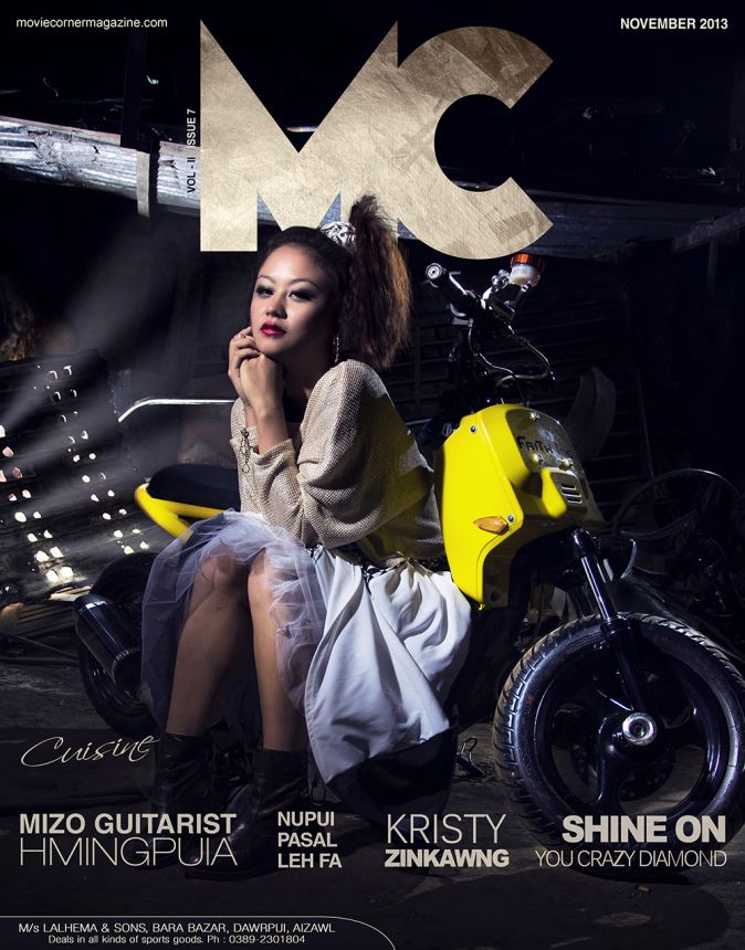 MOVIE CORNER magazine side cover  November 2013