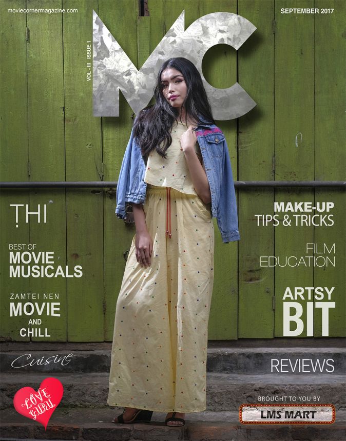 MOVIE CORNER magazine side cover  September 2017